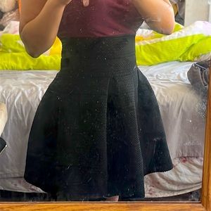 Cute black bubble skirt